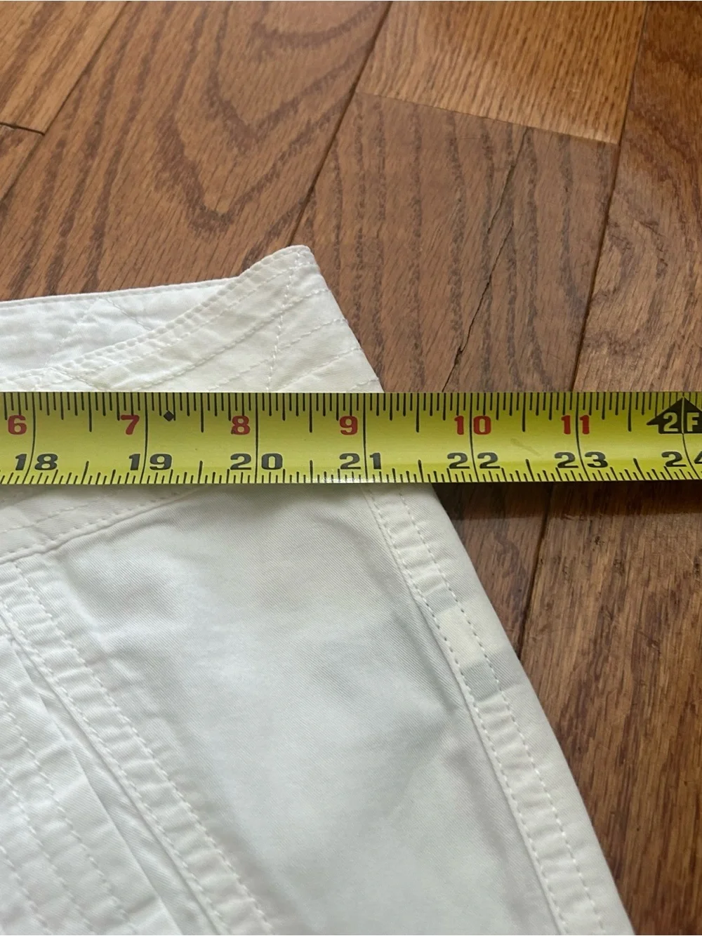 Lauren Ralph Lauren Cotton White Pants Size 18W Classic Plus Size Trouser EUC - Picture 6 of 13